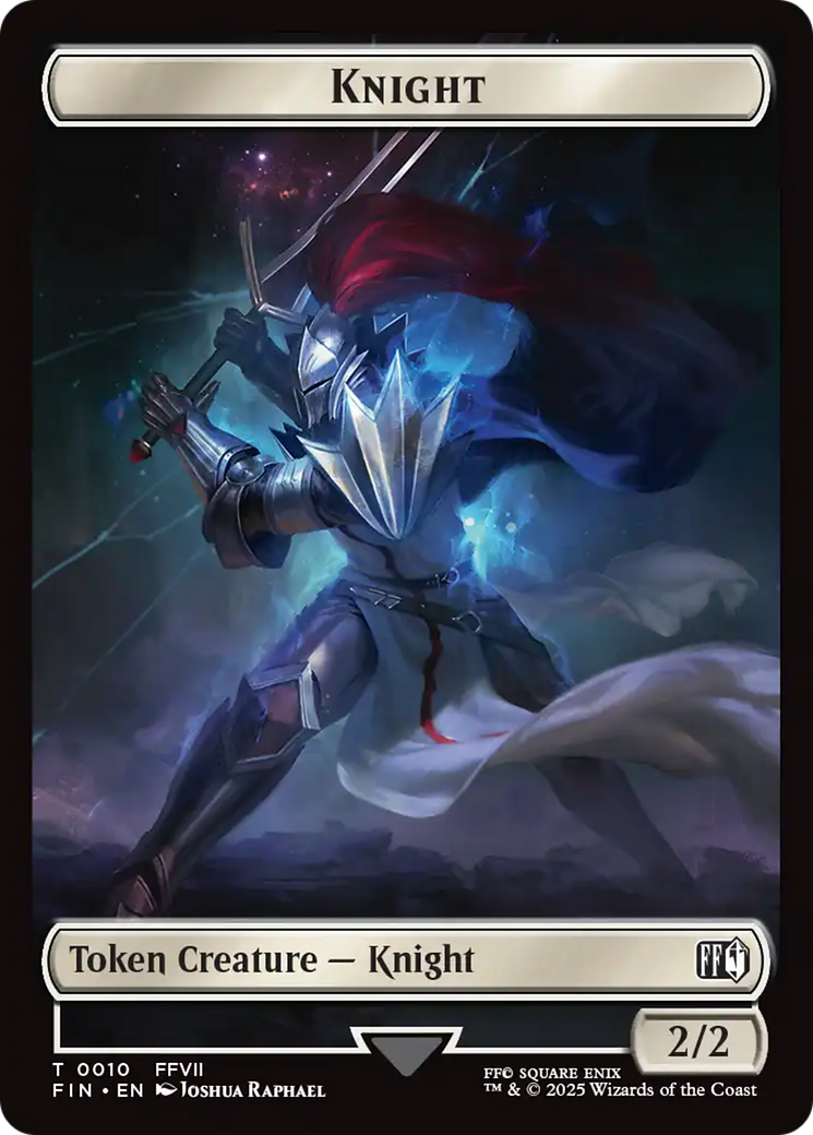 Hero (0003) // Knight Double-Sided Token [FINAL FANTASY Tokens] Foil