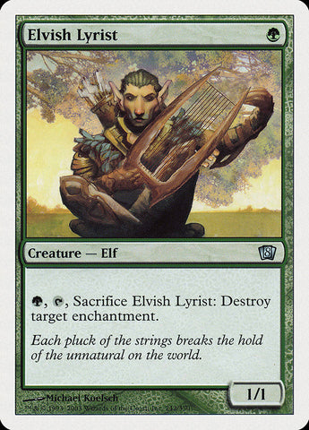 Elvish Lyrist [Eighth Edition] Foil
