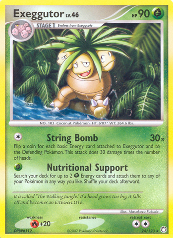 Exeggutor (24/123) [Diamond & Pearl: Mysterious Treasures] Reverse Holofoil