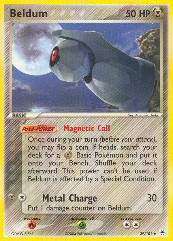 Beldum (29/101) [EX: Hidden Legends] Reverse Holofoil