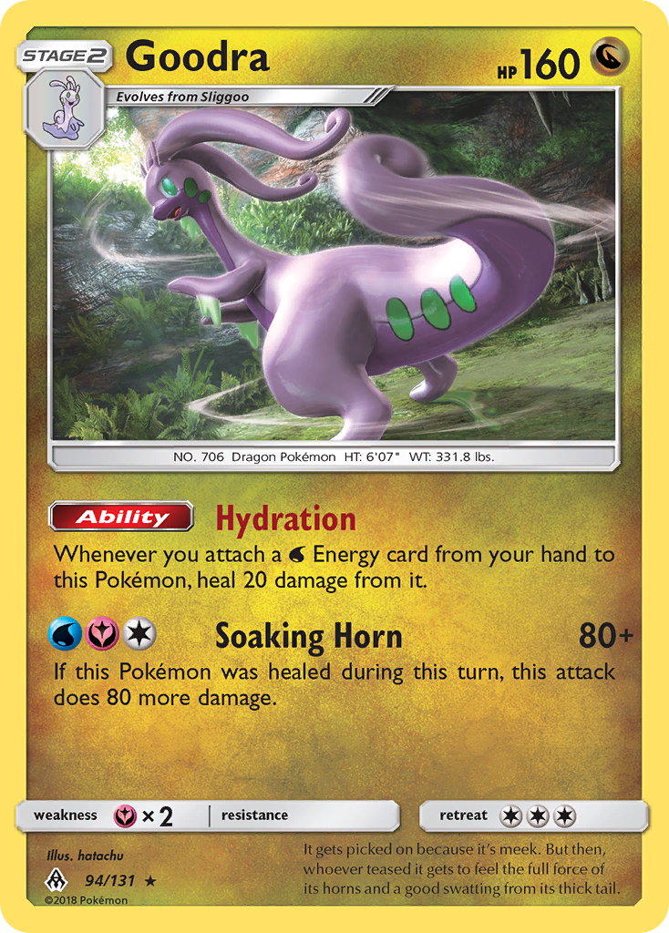 Goodra (94/131) [Sun & Moon: Forbidden Light] Reverse Holofoil