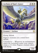 Archon of Sun's Grace (Promo Pack) [Theros Beyond Death Promos] Foil