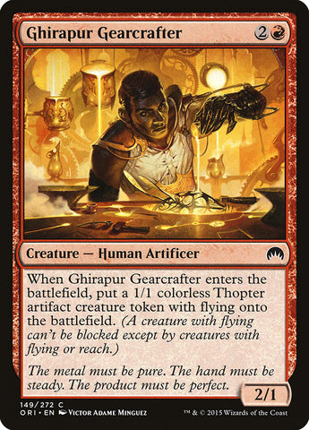 Ghirapur Gearcrafter [Magic Origins] Foil