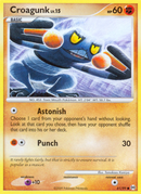 Croagunk (61/99) [Platinum: Arceus] Reverse Holofoil