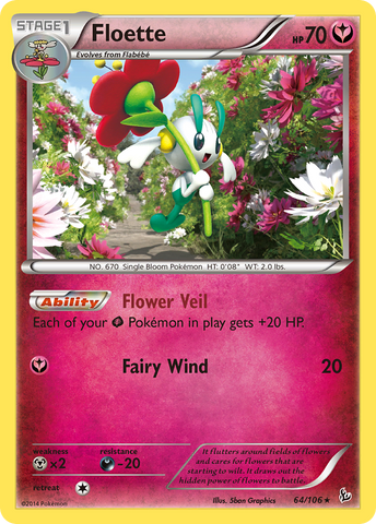Floette (64/106) [XY: Flashfire] Reverse Holofoil
