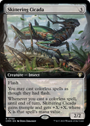Skittering Cicada (Extended Art) [Commander Masters] Foil