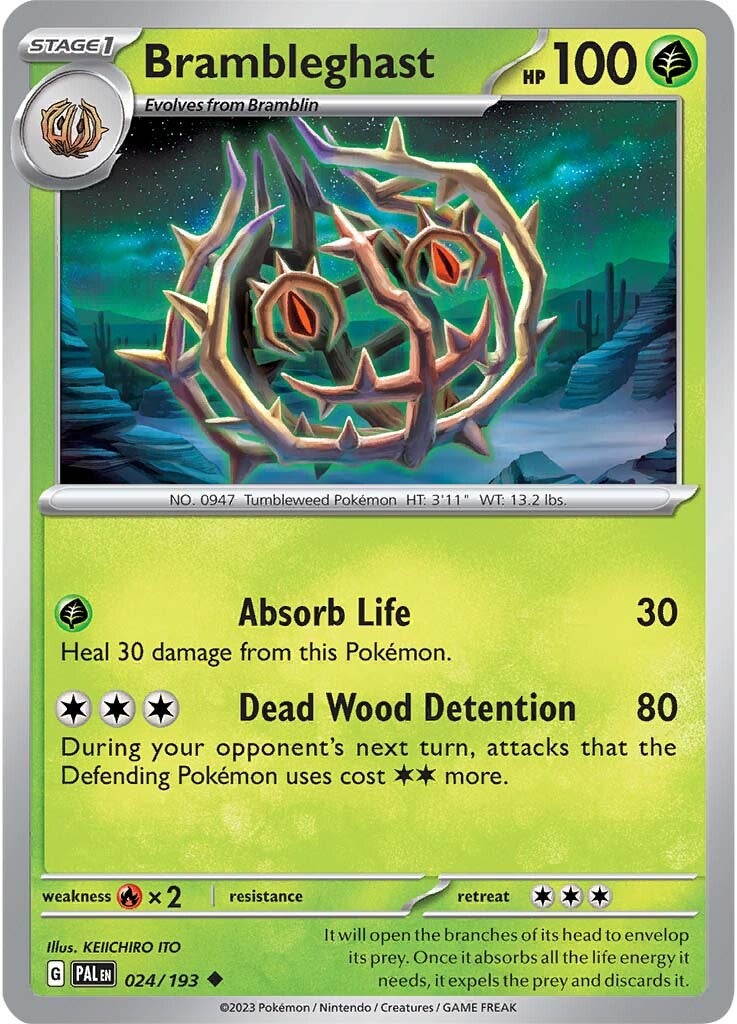 Brambleghast (024/193) [Scarlet & Violet: Paldea Evolved] Reverse Holofoil