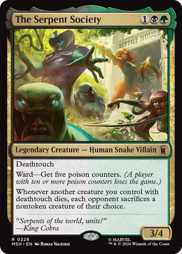 The Serpent Society [Marvel Super Heroes] Foil