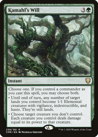 Kamahl's Will [Commander Legends] Foil