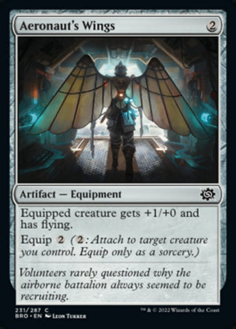 Aeronaut's Wings [The Brothers' War] Foil