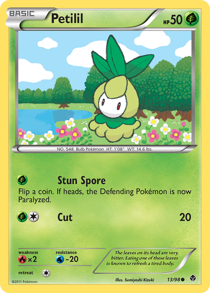 Petilil (13/98) [Black & White: Emerging Powers] Reverse Holofoil