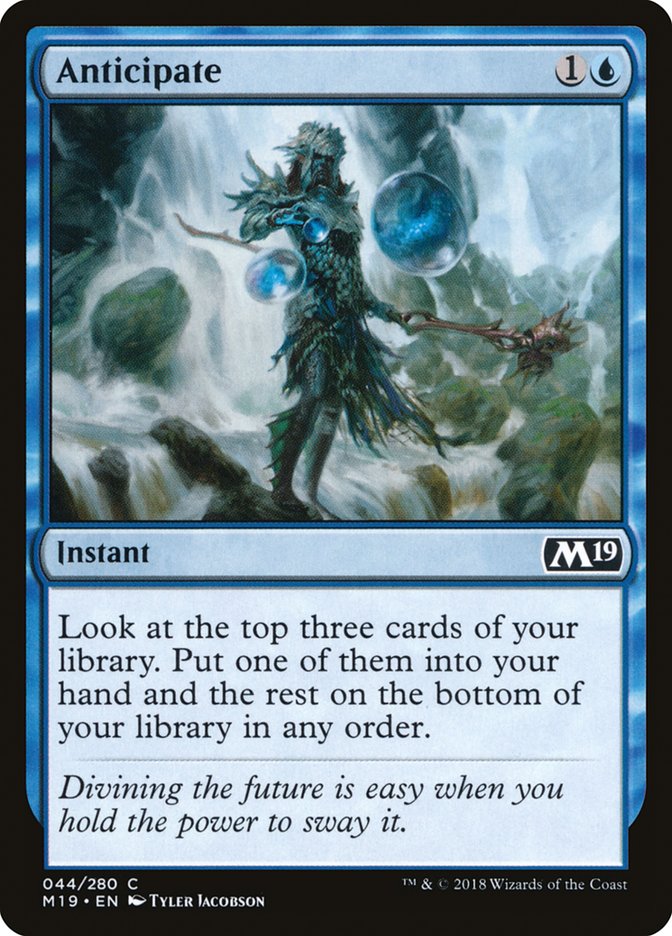 Anticipate [Core Set 2019] Foil