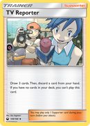 TV Reporter (149/168) [Sun & Moon: Celestial Storm] Reverse Holofoil