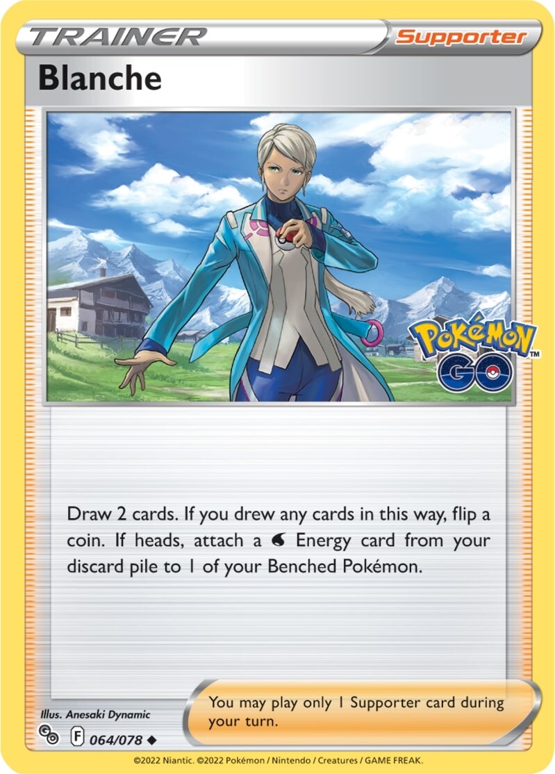 Blanche (064/078) [Pokémon GO] Reverse Holofoil