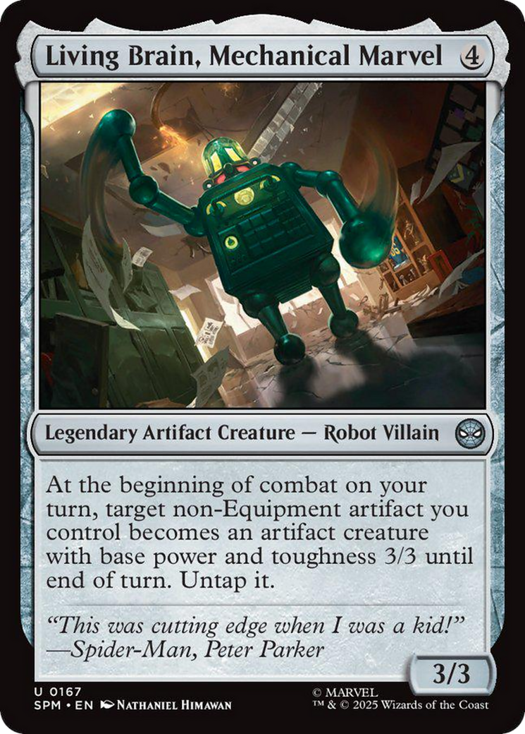 Living Brain, Mechanical Marvel [Marvel's Spider-Man] Foil