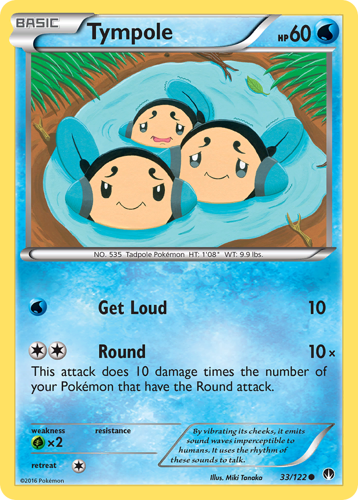 Tympole (33/122) [XY: BREAKpoint] Reverse Holofoil