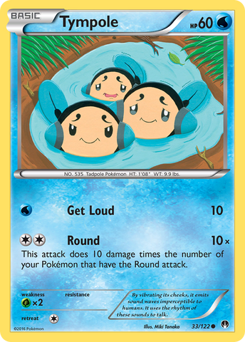 Tympole (33/122) [XY: BREAKpoint] Reverse Holofoil