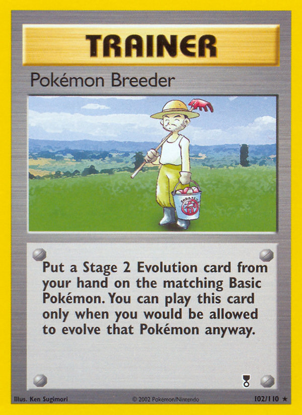 Pokemon Breeder (102/110) [Legendary Collection] Reverse Holofoil