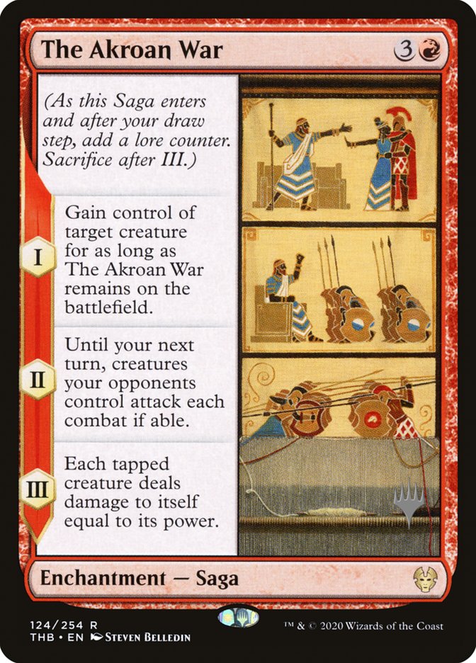 The Akroan War (Promo Pack) [Theros Beyond Death Promos] Foil