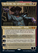 Ob Nixilis, the Adversary (Showcase Art Deco) [Streets of New Capenna] Foil