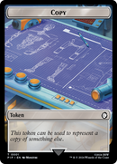 Radiation // Copy Double-Sided Token [Fallout Tokens] Foil