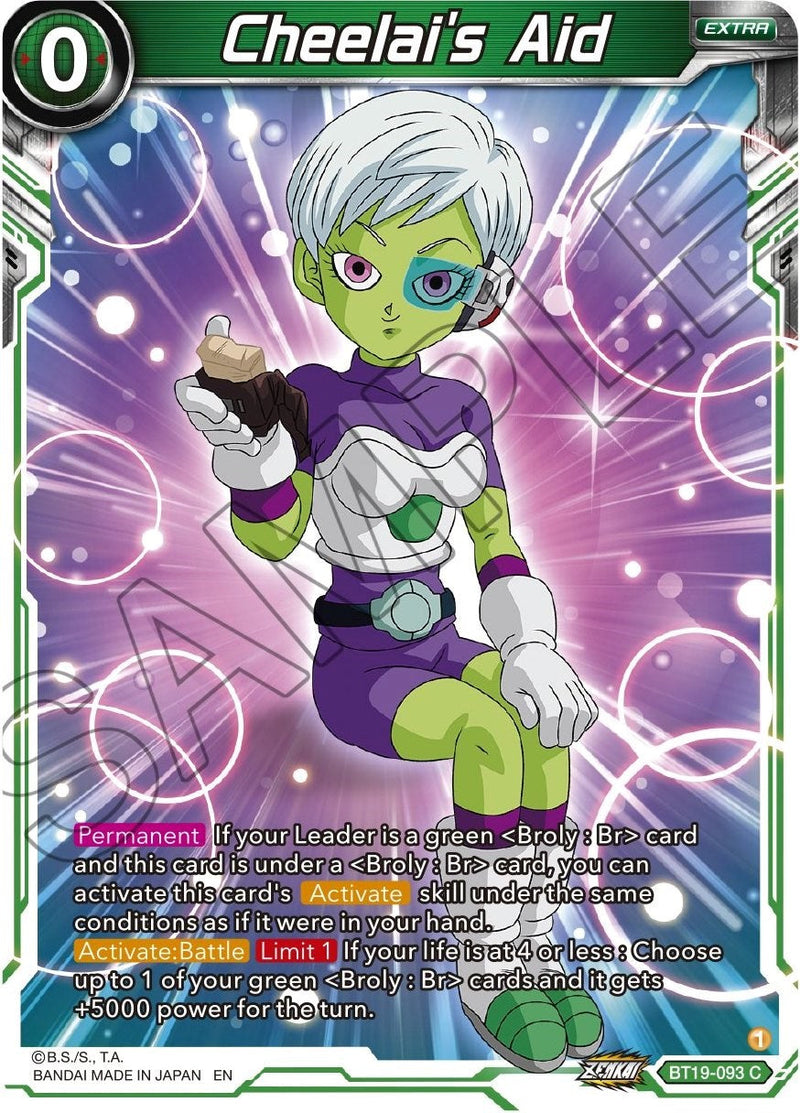Cheelai's Aid (BT19-093) [Fighter's Ambition] Parallel Foil