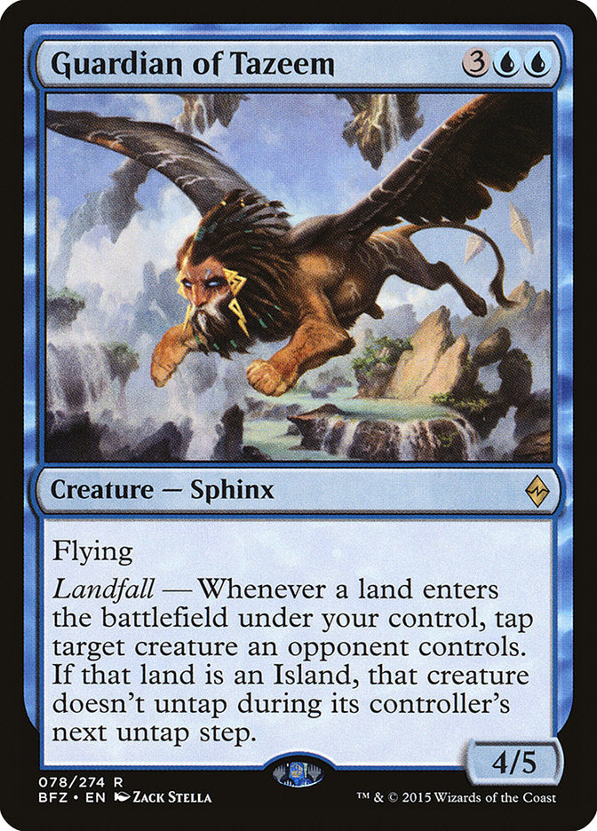 Guardian of Tazeem [Battle for Zendikar] Foil