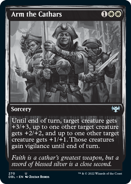 Arm the Cathars [Innistrad: Double Feature] Foil