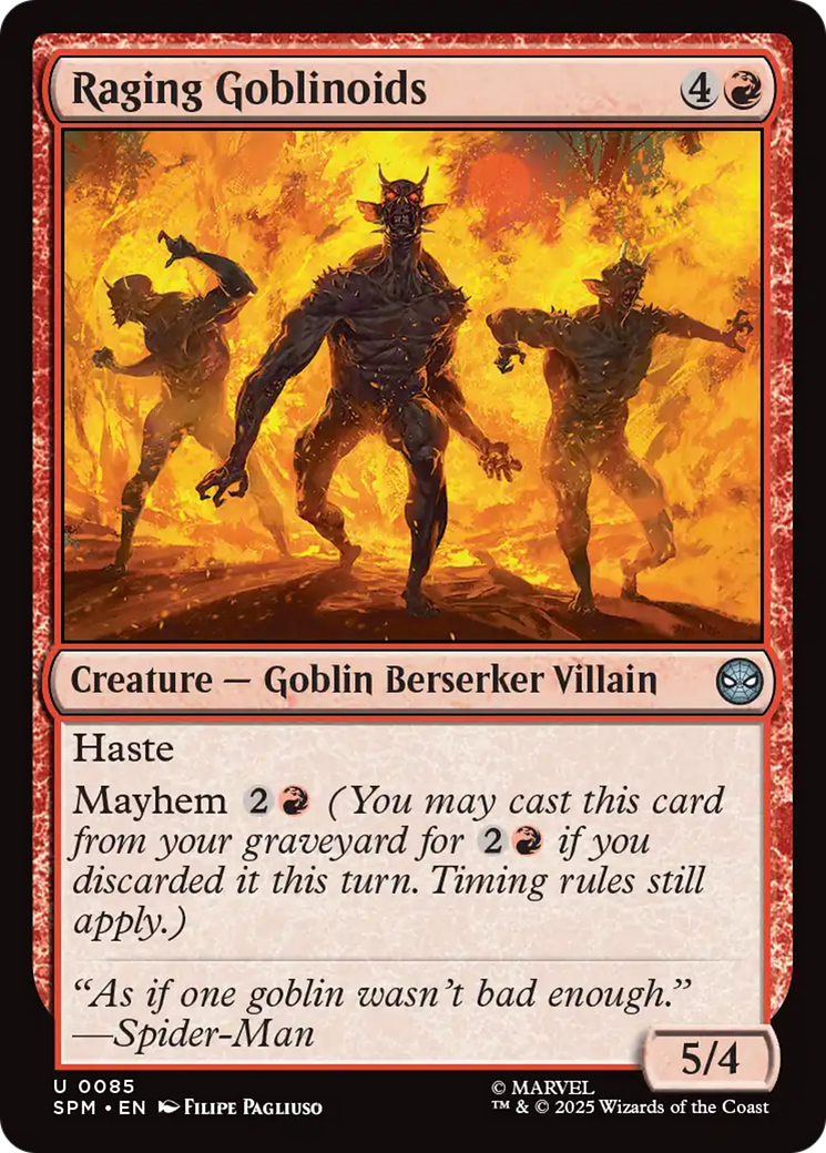 Raging Goblinoids [Marvel's Spider-Man] Foil