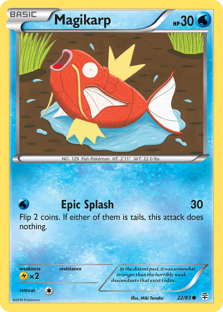 Magikarp (22/83) [XY: Generations] Reverse Holofoil