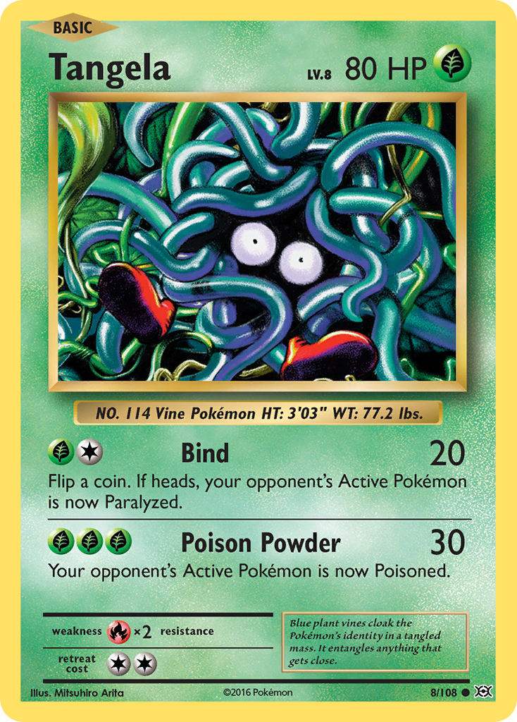 Tangela (8/108) [XY: Evolutions] Reverse Holofoil