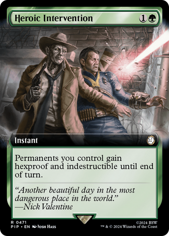 Heroic Intervention (Extended Art) [Fallout] Foil