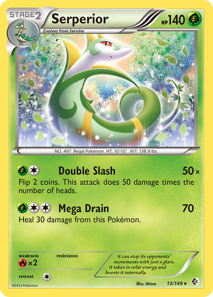 Serperior (13/149) [Black & White: Boundaries Crossed] Reverse Holofoil