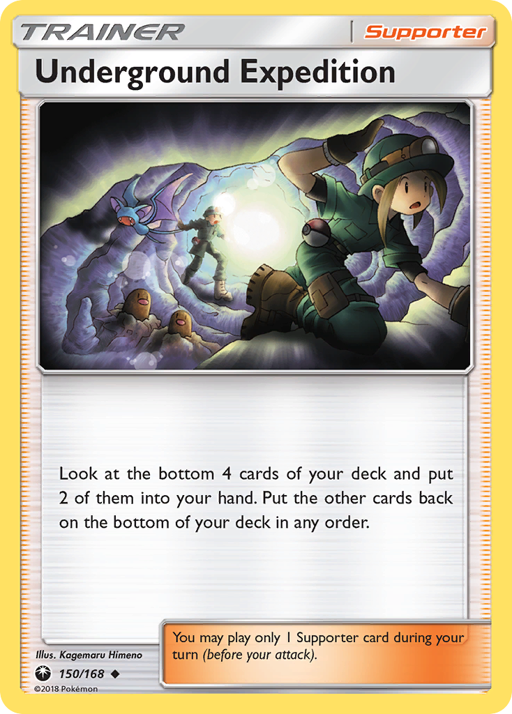 Underground Expedition (150/168) [Sun & Moon: Celestial Storm] Reverse Holofoil