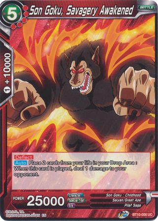 Son Goku, Savagery Awakened (BT10-006) [Rise of the Unison Warrior 2nd Edition] Parallel Foil