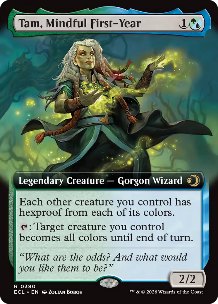 Tam, Mindful First-Year (Extended Art) [Lorwyn Eclipsed] Foil