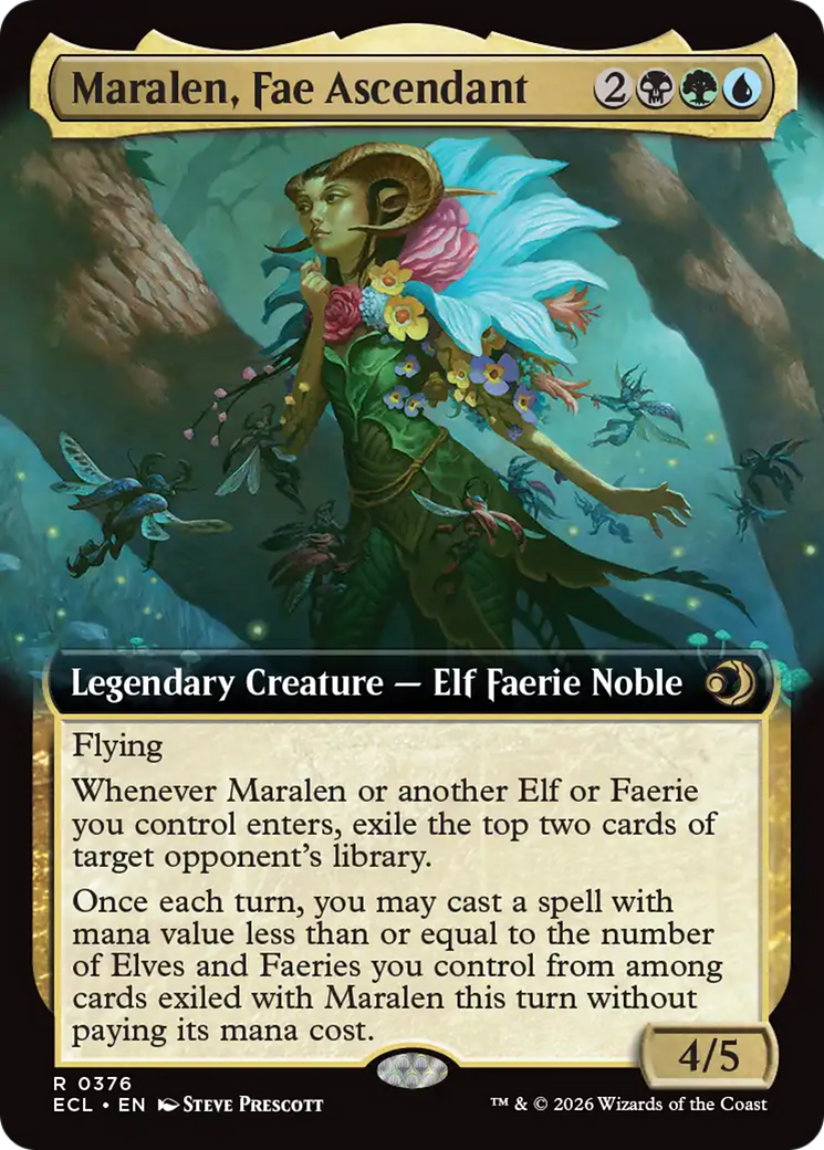 Maralen, Fae Ascendant (Extended Art) [Lorwyn Eclipsed] Foil