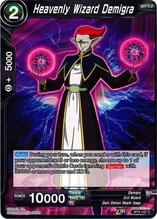 Heavenly Wizard Demigra (BT4-107) [Colossal Warfare] Parallel Foil