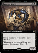Lazotep Sliver (Extended Art) [Commander Masters] Foil
