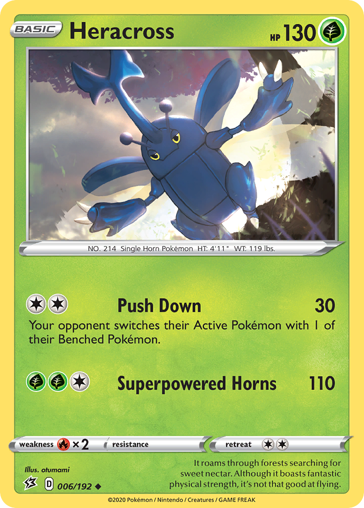 Heracross (006/192) [Sword & Shield: Rebel Clash] Reverse Holofoil