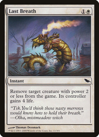 Last Breath [Shadowmoor] Foil