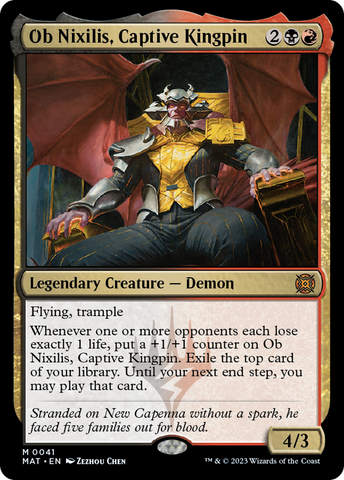 Ob Nixilis, Captive Kingpin [March of the Machine: The Aftermath] Foil