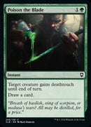 Poison the Blade [Commander Legends: Battle for Baldur's Gate] Foil