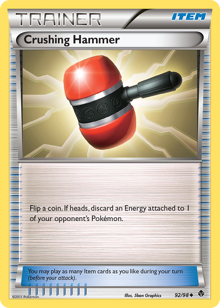 Crushing Hammer (92/98) [Black & White: Emerging Powers] Reverse Holofoil