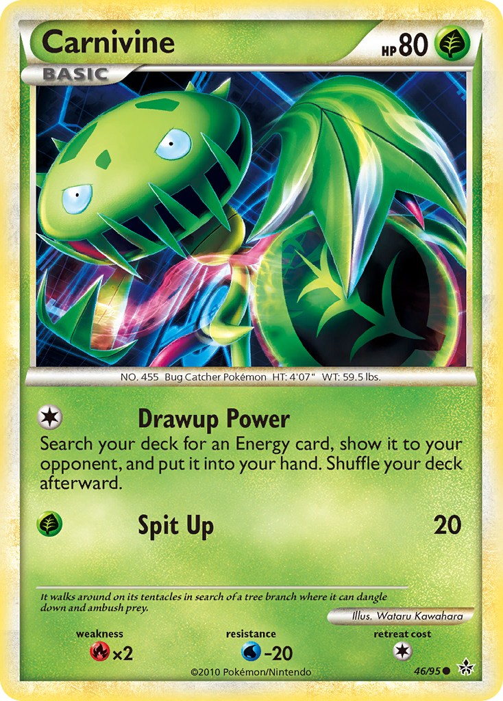 Carnivine (46/95) [HeartGold & SoulSilver: Unleashed] Reverse Holofoil