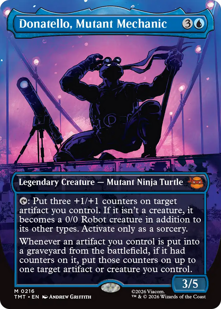 Donatello, Mutant Mechanic (Borderless) [Teenage Mutant Ninja Turtles] Foil