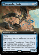 Thunderclap Drake (Extended Art) [Outlaws of Thunder Junction Commander] Foil