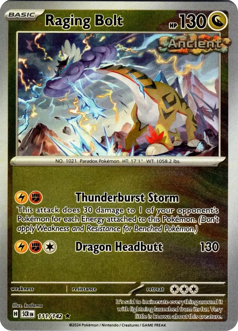 Raging Bolt (111/142) [Scarlet & Violet: Stellar Crown] Reverse Holofoil