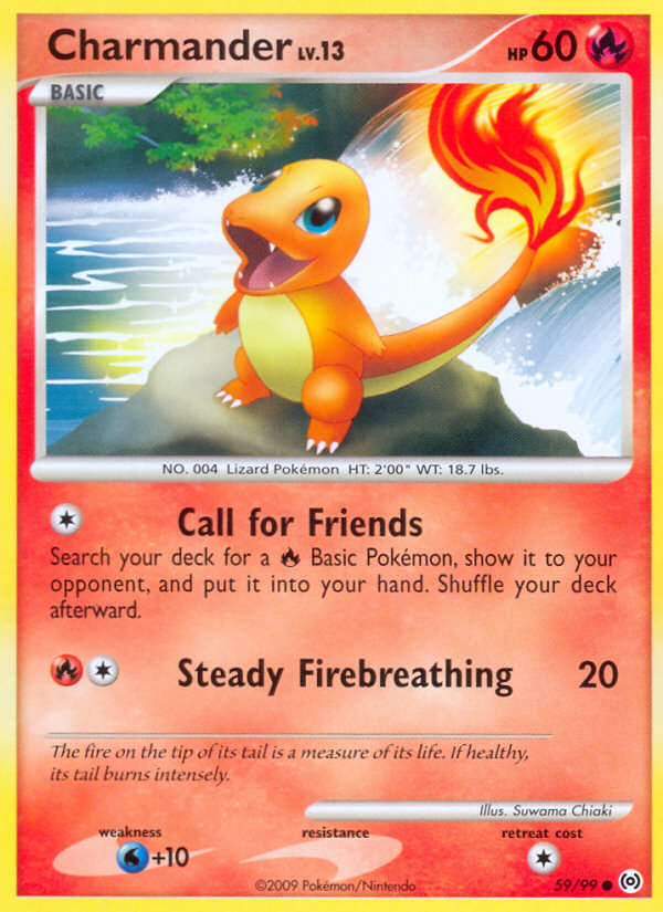 Charmander (59/99) [Platinum: Arceus] Reverse Holofoil