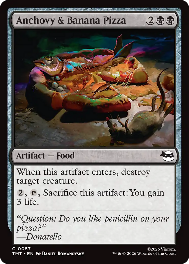 Anchovy & Banana Pizza [Teenage Mutant Ninja Turtles] Foil